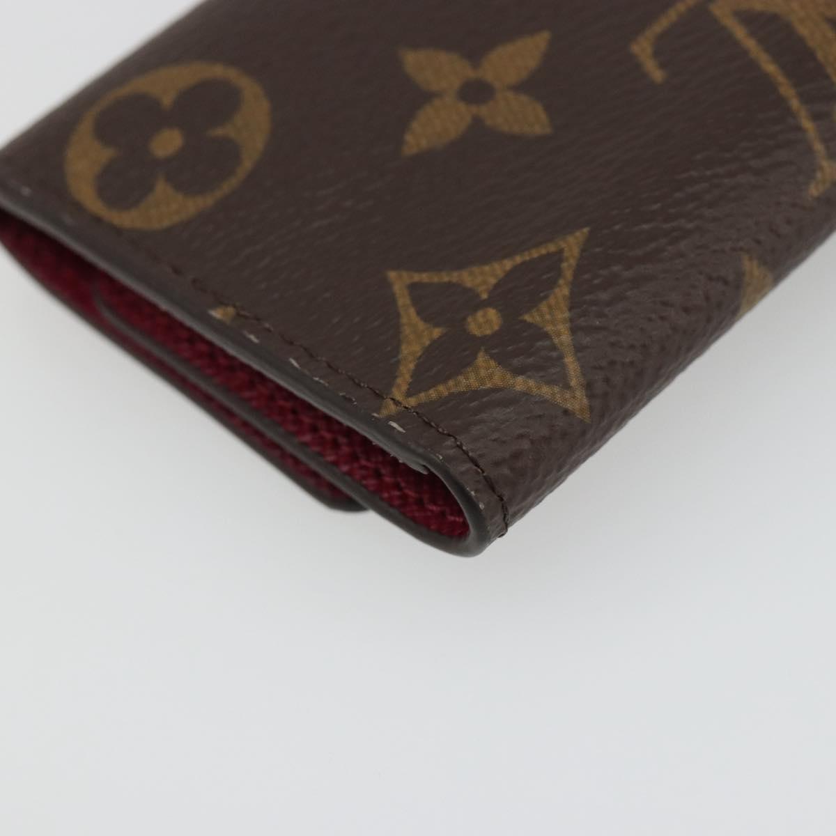 LOUIS VUITTON Monogram Multicles 6 Key Case Fuchsia M60701 LV Auth 186281V