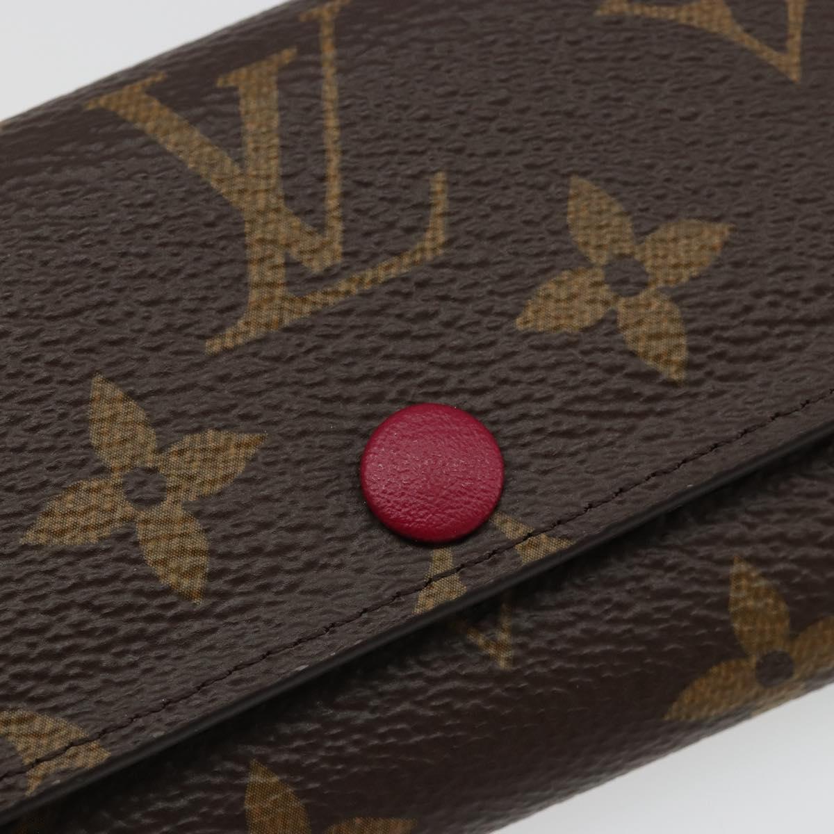 LOUIS VUITTON Monogram Multicles 6 Key Case Fuchsia M60701 LV Auth 186281V