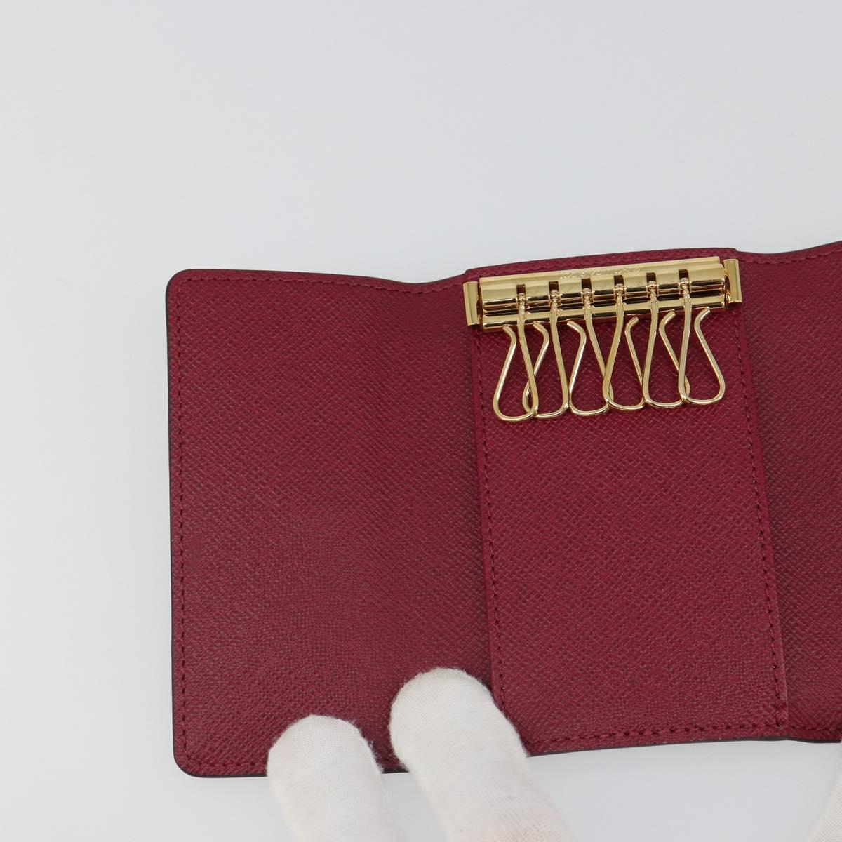 LOUIS VUITTON Monogram Multicles 6 Key Case Fuchsia M60701 LV Auth 186281V