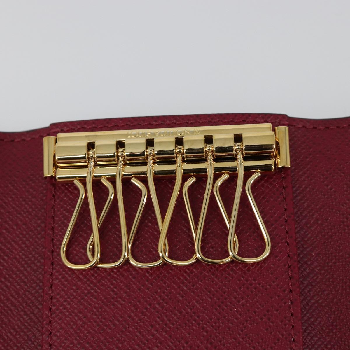 LOUIS VUITTON Monogram Multicles 6 Key Case Fuchsia M60701 LV Auth 186281V