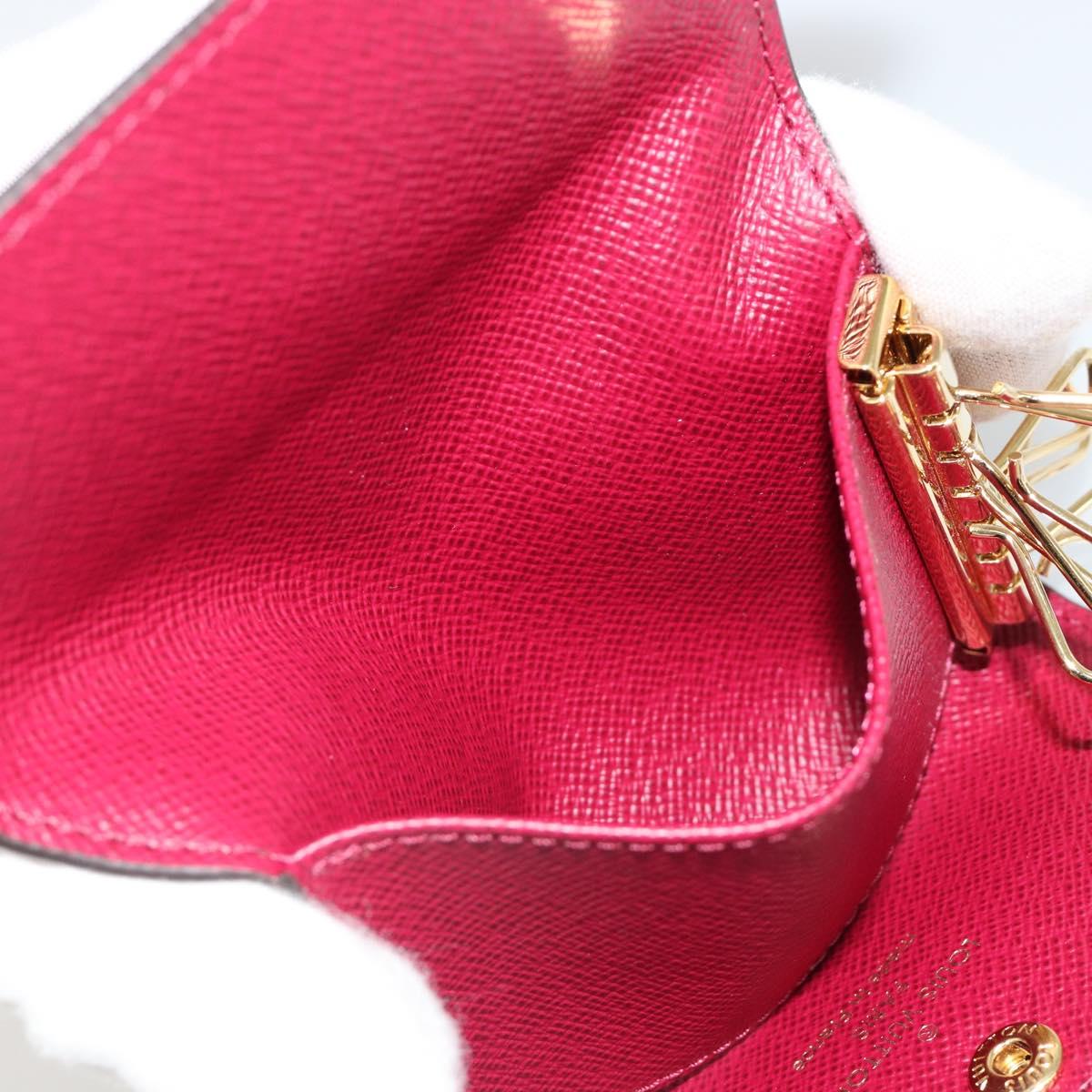 LOUIS VUITTON Monogram Multicles 6 Key Case Fuchsia M60701 LV Auth 186281V