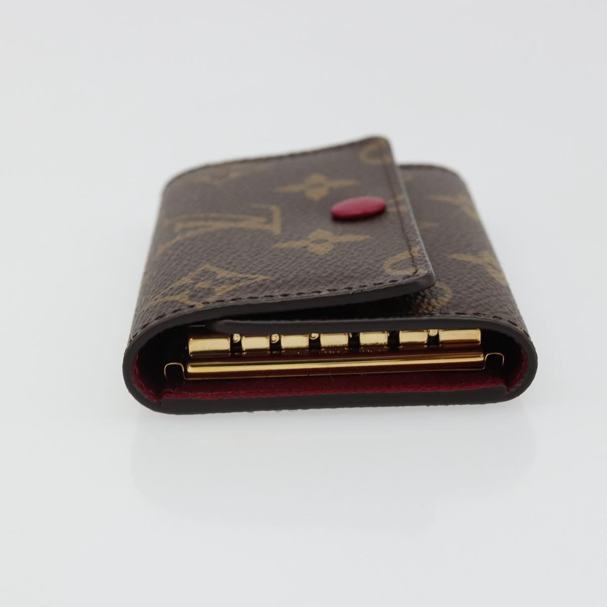 LOUIS VUITTON Monogram Multicles 6 Key Case Fuchsia M60701 LV Auth 186281V
