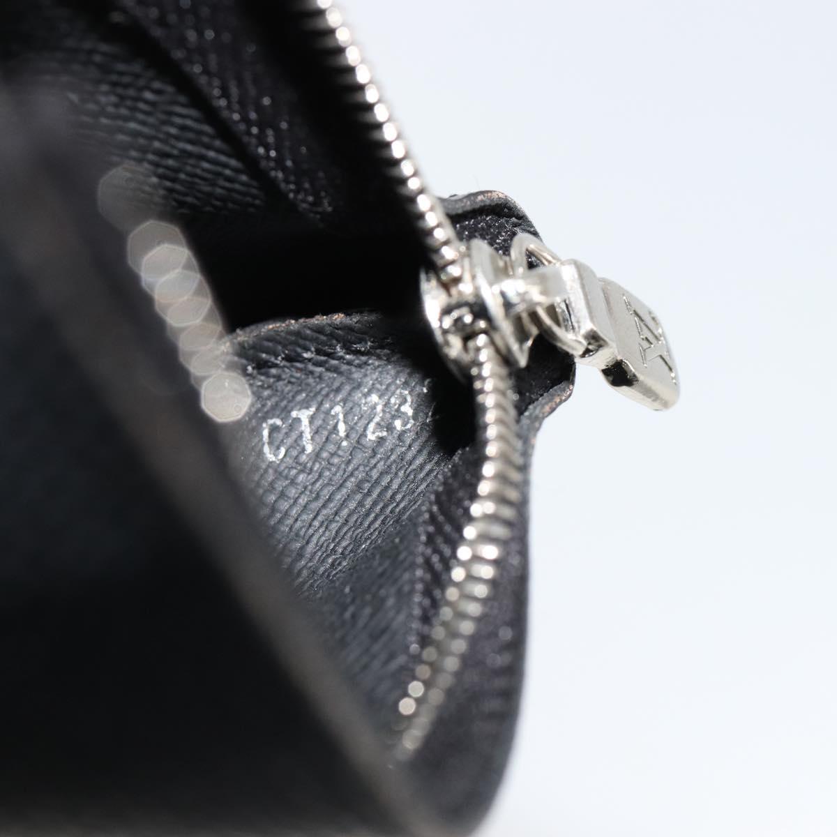 LOUIS VUITTON Damier Graphite Pochette Cles Coin Purse N61235 LV Auth 186286V