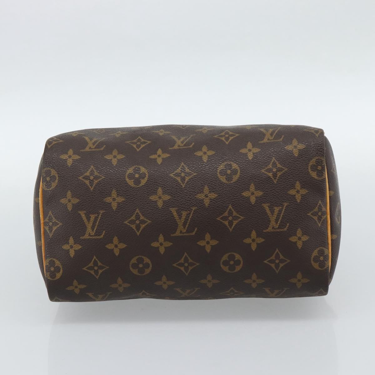 LOUIS VUITTON Monogram Speedy 25 Hand Bag M41528 LV Auth 186287A