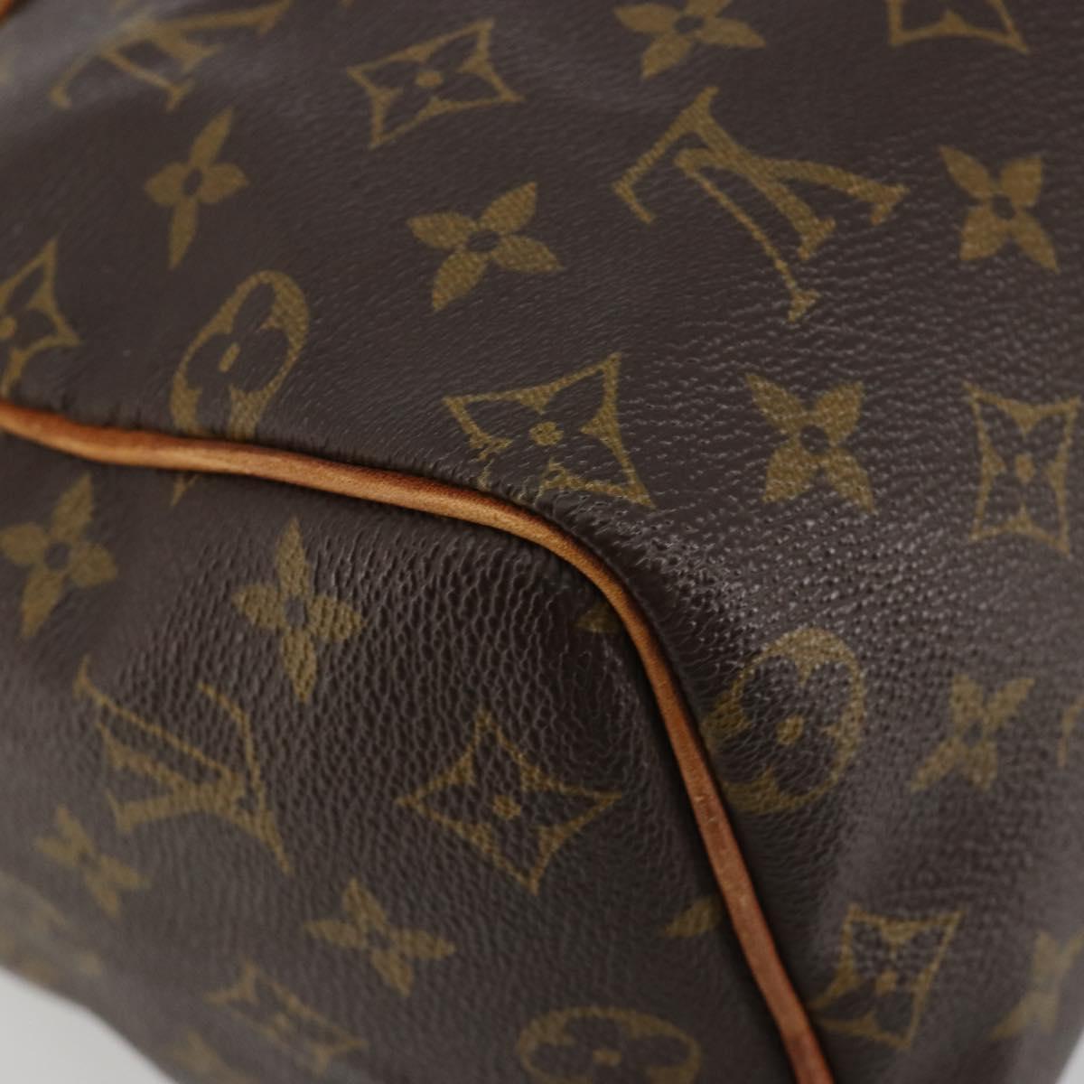 LOUIS VUITTON Monogram Speedy 25 Hand Bag M41528 LV Auth 186288A