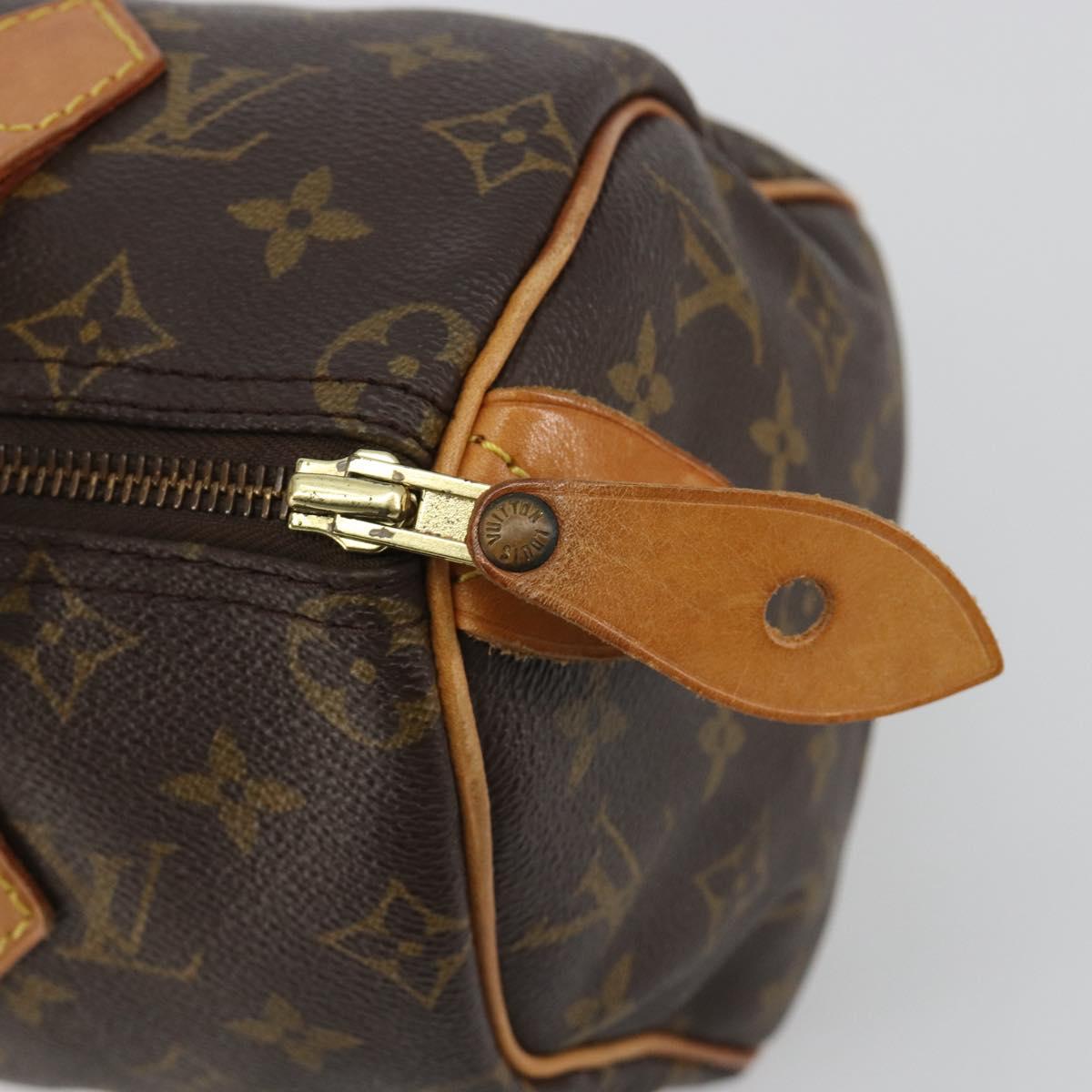 LOUIS VUITTON Monogram Speedy 25 Hand Bag M41528 LV Auth 186288A