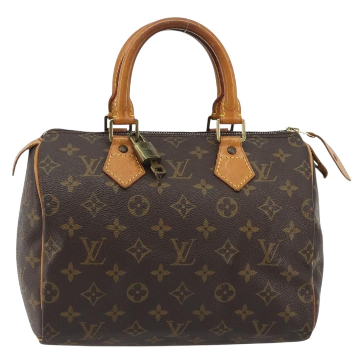LOUIS VUITTON Monogram Speedy 25 Hand Bag M41528 LV Auth 186288A