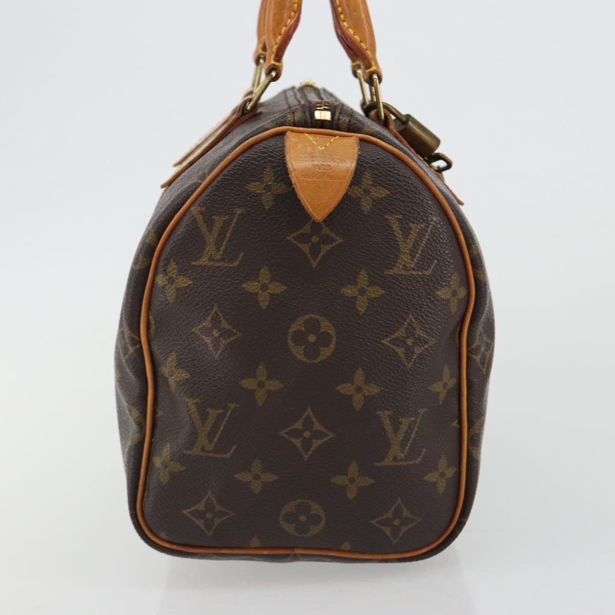 LOUIS VUITTON Monogram Speedy 25 Hand Bag M41528 LV Auth 186288A