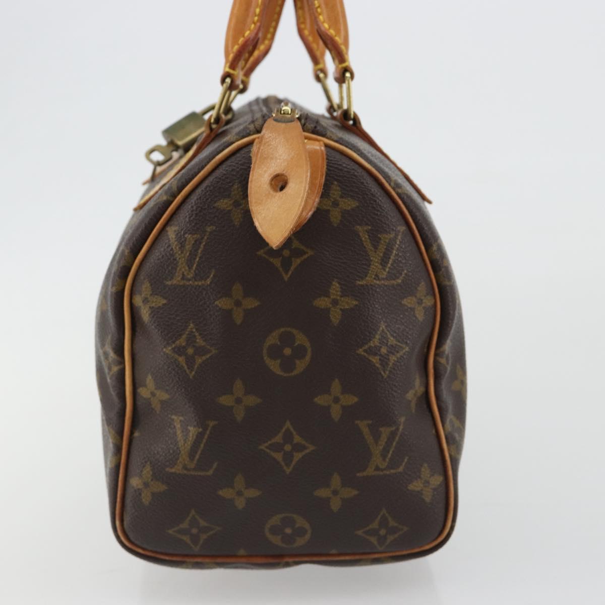 LOUIS VUITTON Monogram Speedy 25 Hand Bag M41528 LV Auth 186288A