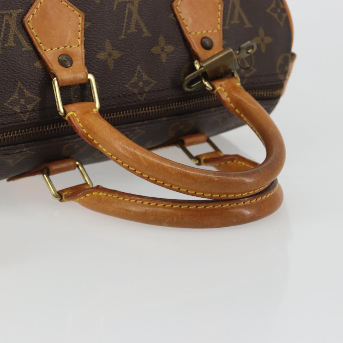 LOUIS VUITTON Monogram Speedy 25 Hand Bag M41528 LV Auth 186288A