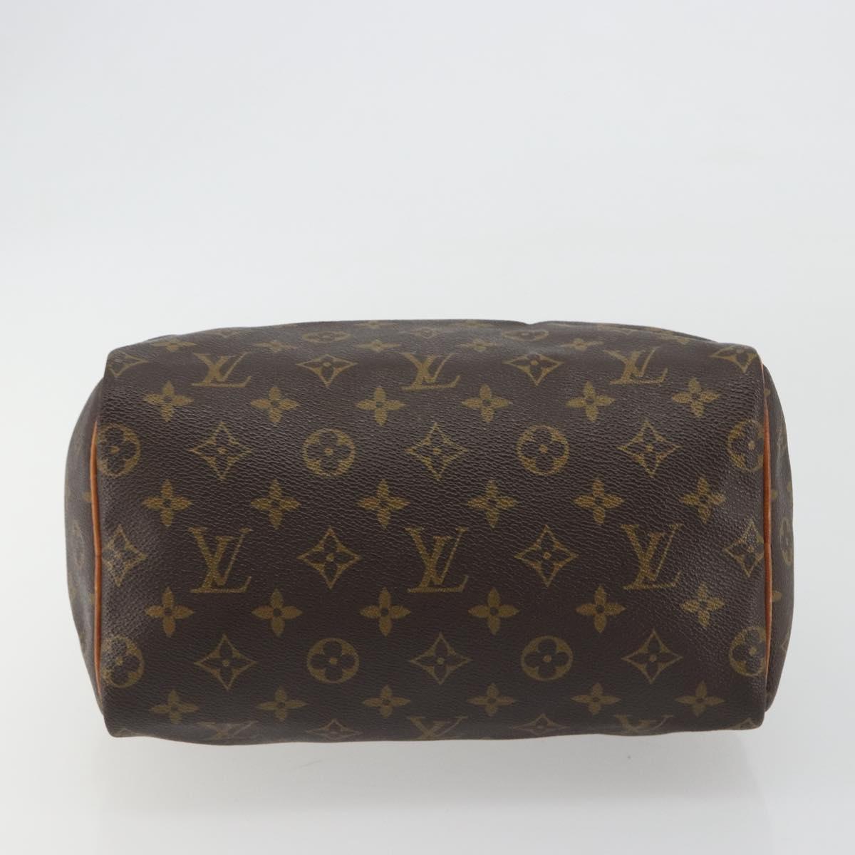 LOUIS VUITTON Monogram Speedy 25 Hand Bag M41528 LV Auth 186288A