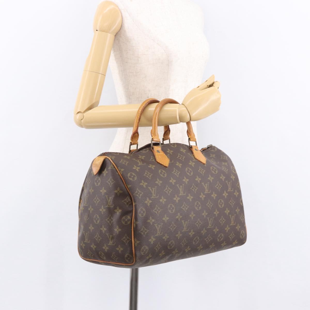 LOUIS VUITTON Monogram Speedy 40 Hand Bag M41522 LV Auth 186291