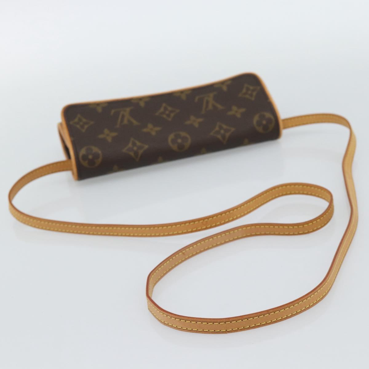 LOUIS VUITTON Monogram Pochette Twin PM Shoulder Bag M51854 LV Auth 186295V