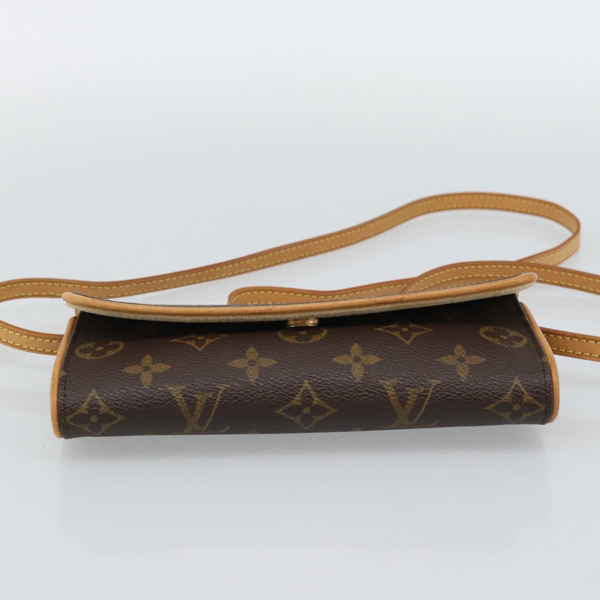 LOUIS VUITTON Monogram Pochette Twin PM Shoulder Bag M51854 LV Auth 186295V