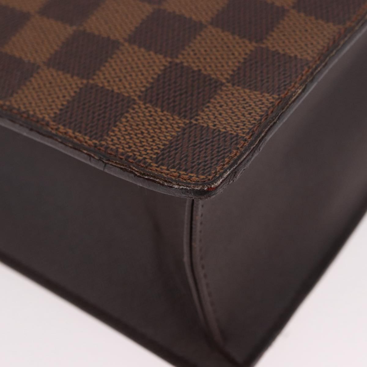 LOUIS VUITTON Damier Ebene Venice PM Hand Bag N51145 LV Auth 186314
