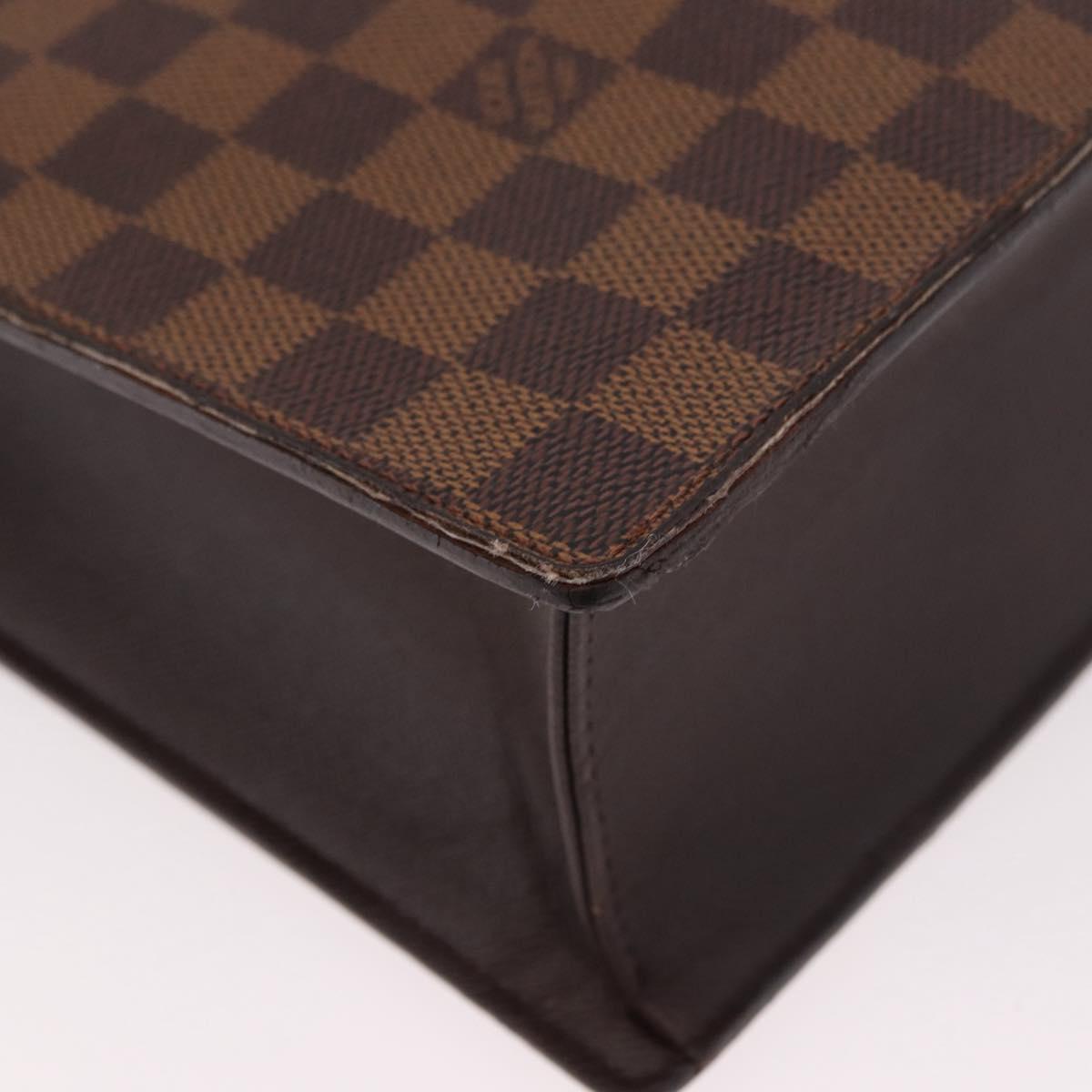 LOUIS VUITTON Damier Ebene Venice PM Hand Bag N51145 LV Auth 186314