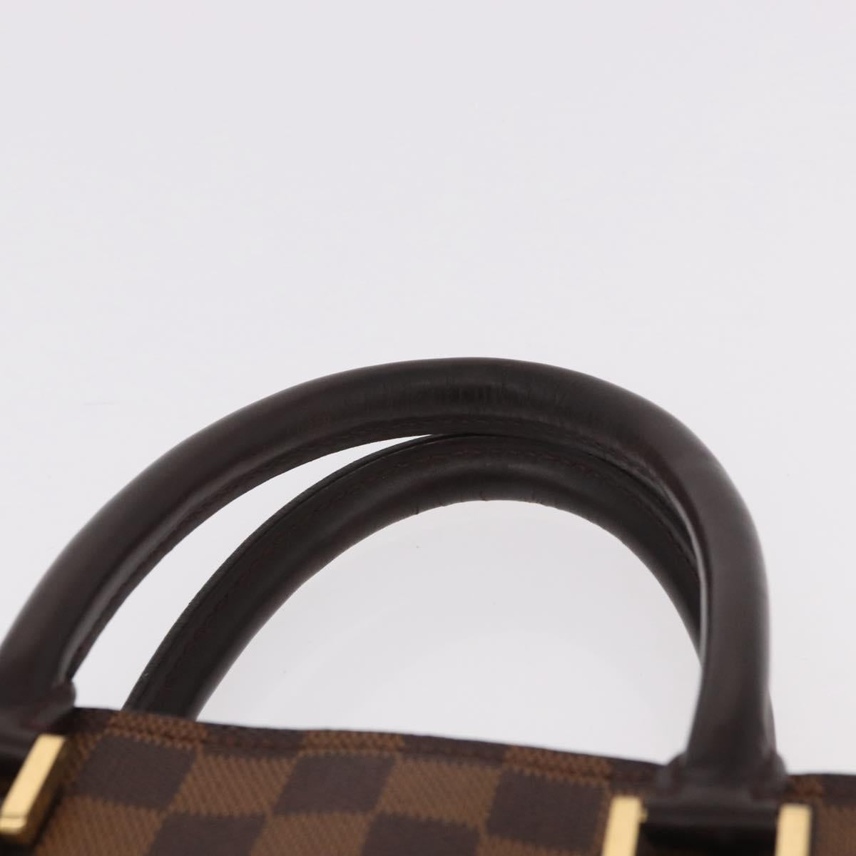 LOUIS VUITTON Damier Ebene Venice PM Hand Bag N51145 LV Auth 186314