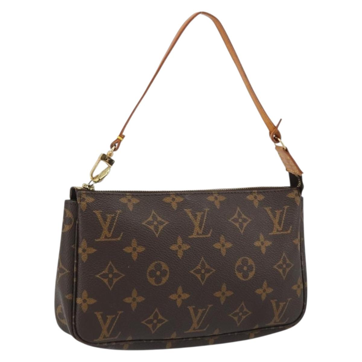 LOUIS VUITTON Monogram Pochette Accessoires Pouch M51980 LV Auth 186343A