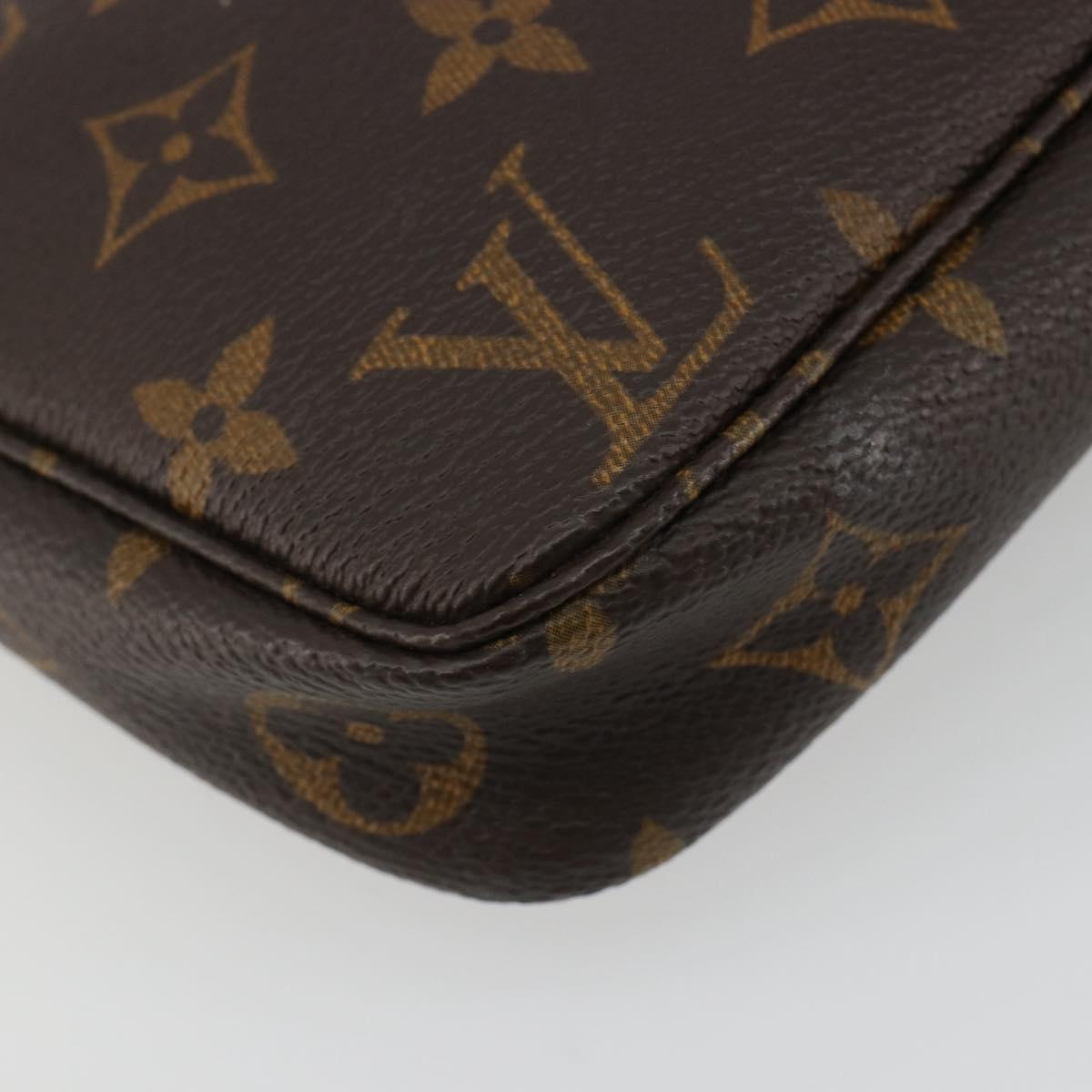 LOUIS VUITTON Monogram Pochette Accessoires Pouch M51980 LV Auth 186343A