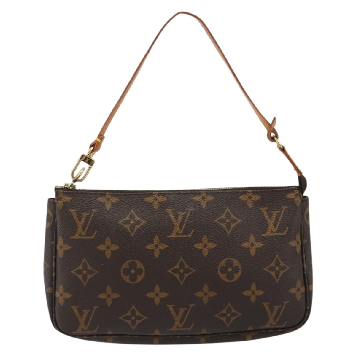 LOUIS VUITTON Monogram Pochette Accessoires Pouch M51980 LV Auth 186343A