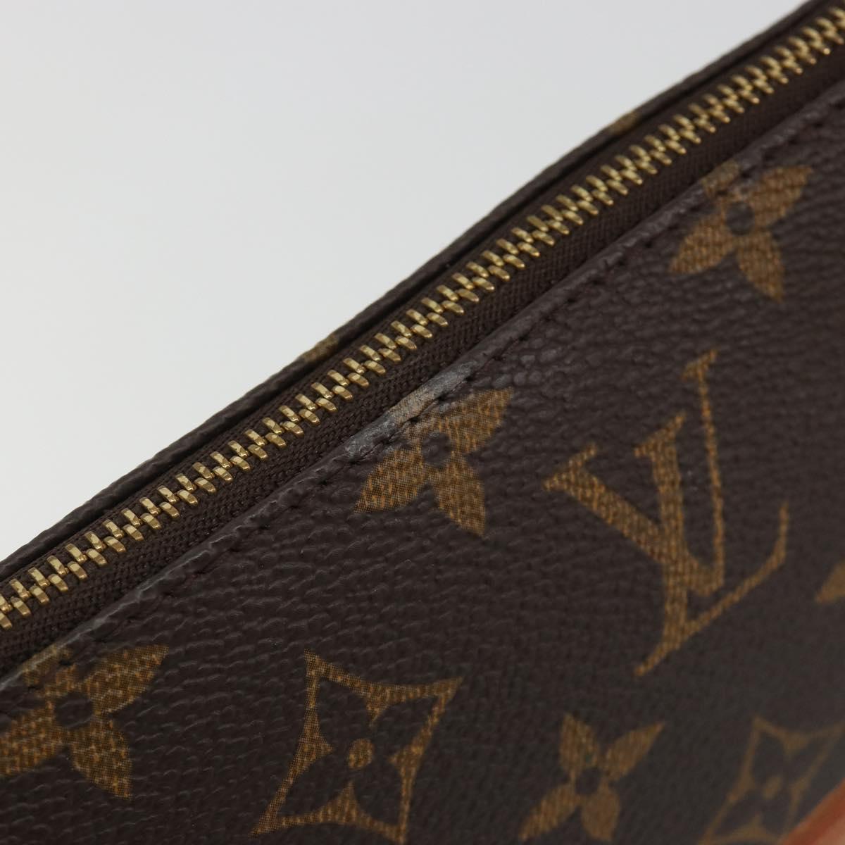 LOUIS VUITTON Monogram Pochette Accessoires Pouch M51980 LV Auth 186343A