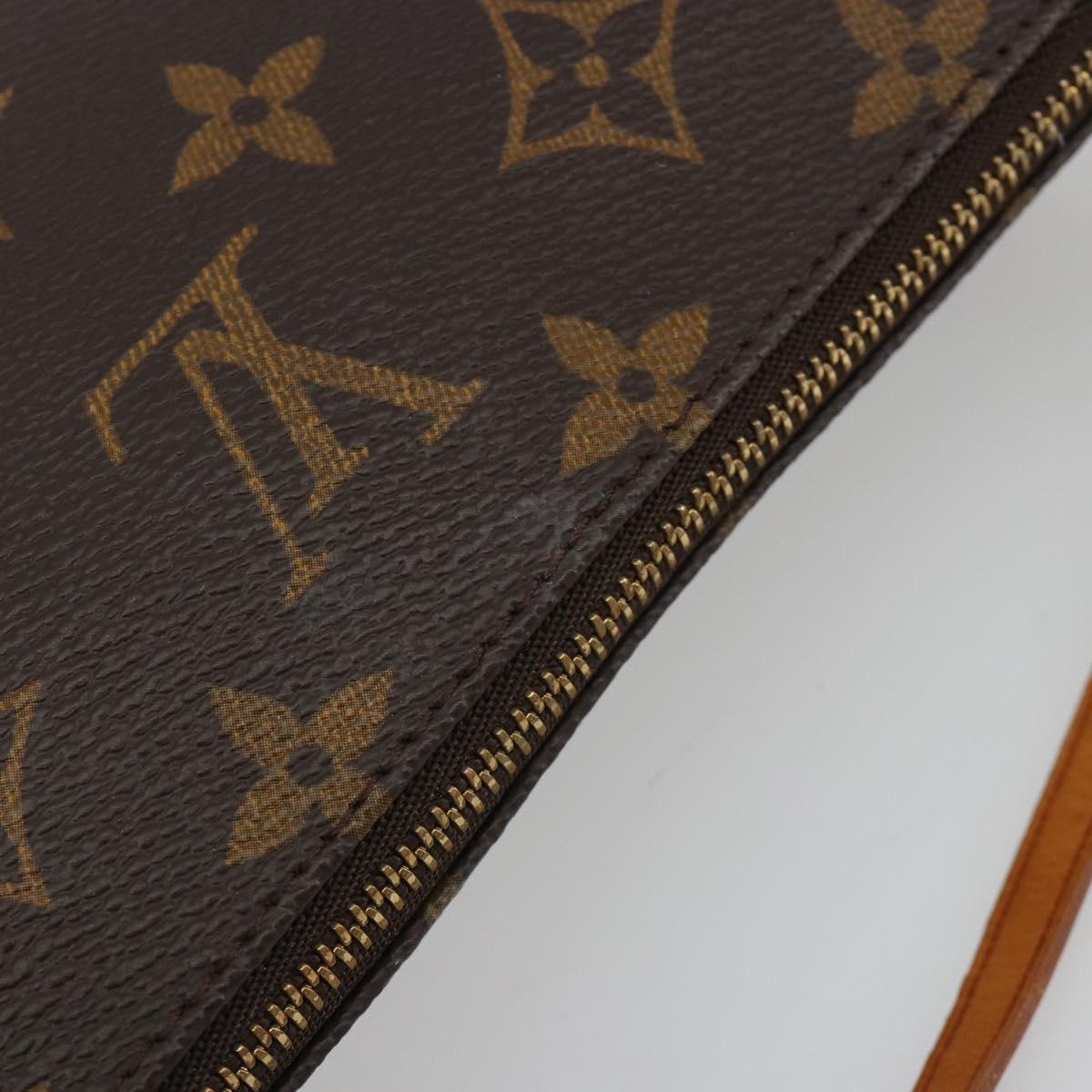 LOUIS VUITTON Monogram Pochette Accessoires Pouch M51980 LV Auth 186343A