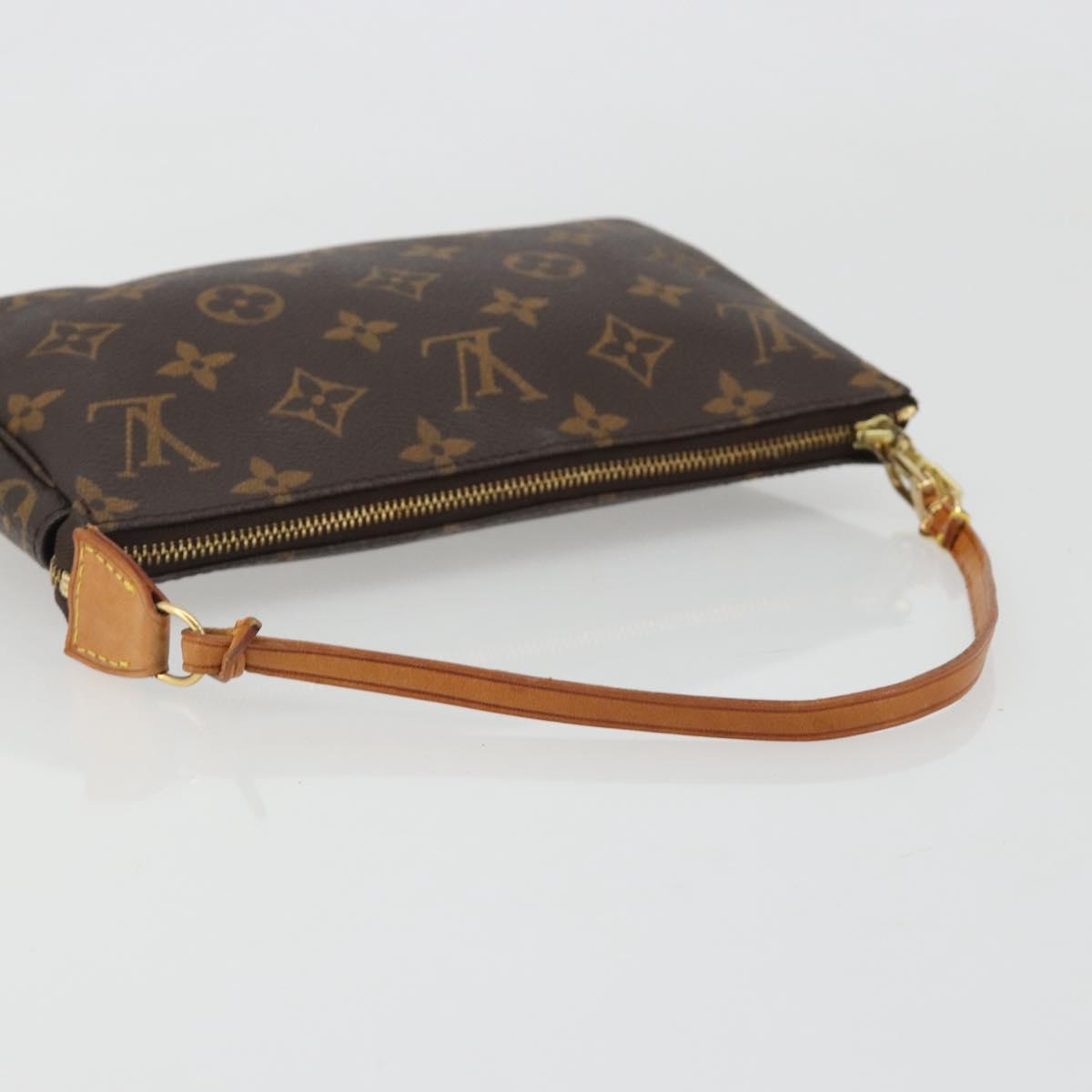 LOUIS VUITTON Monogram Pochette Accessoires Pouch M51980 LV Auth 186343A