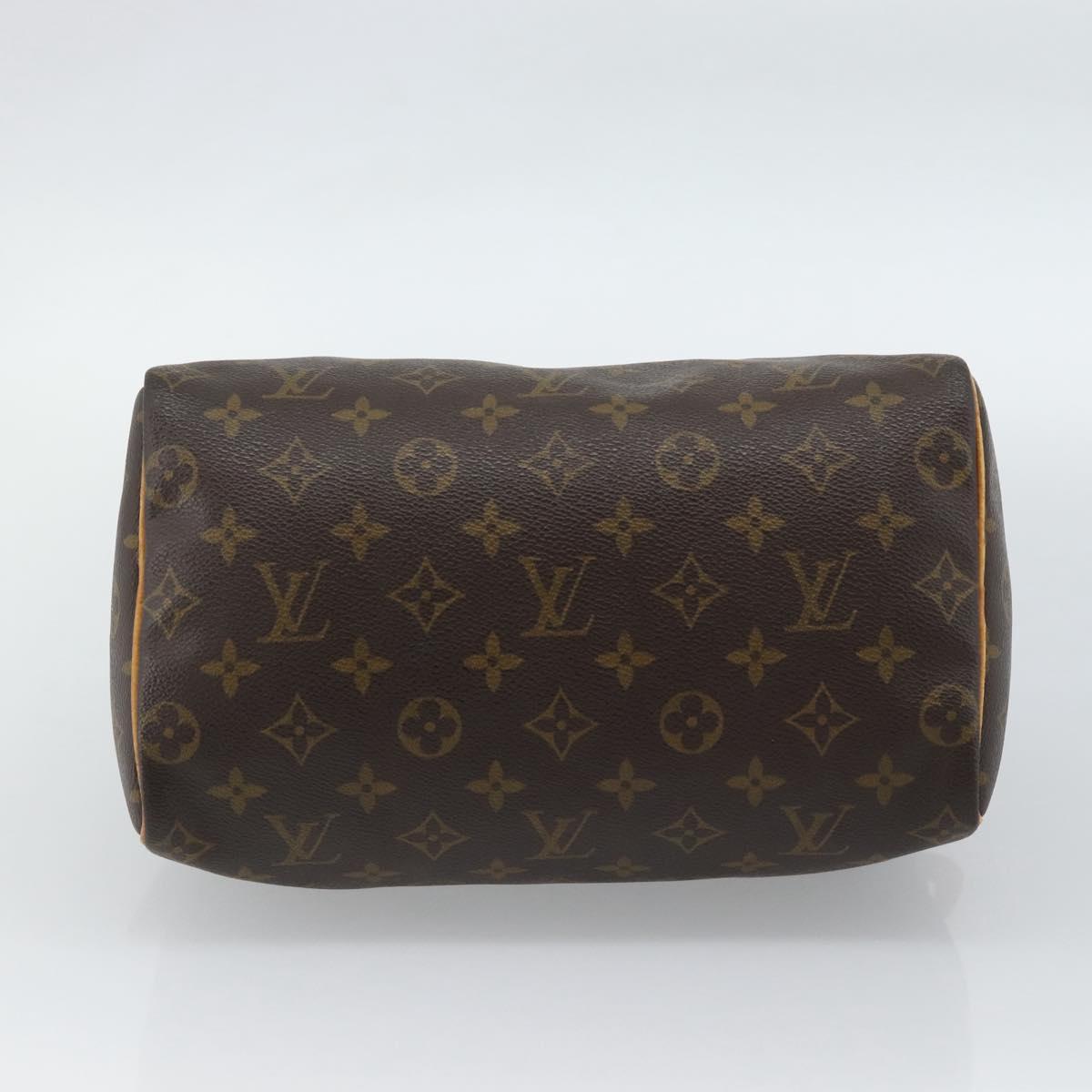 LOUIS VUITTON Monogram Speedy 25 Hand Bag M41528 LV Auth 186344A