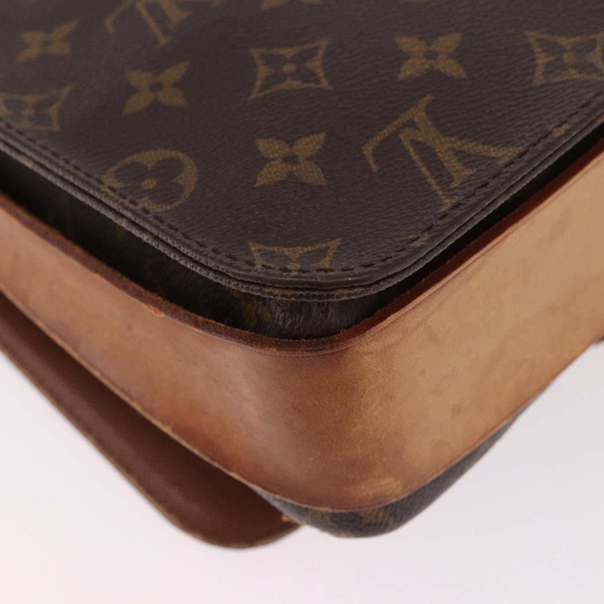 LOUIS VUITTON Monogram Cartouchiere GM Shoulder Bag M51252 LV Auth 186346