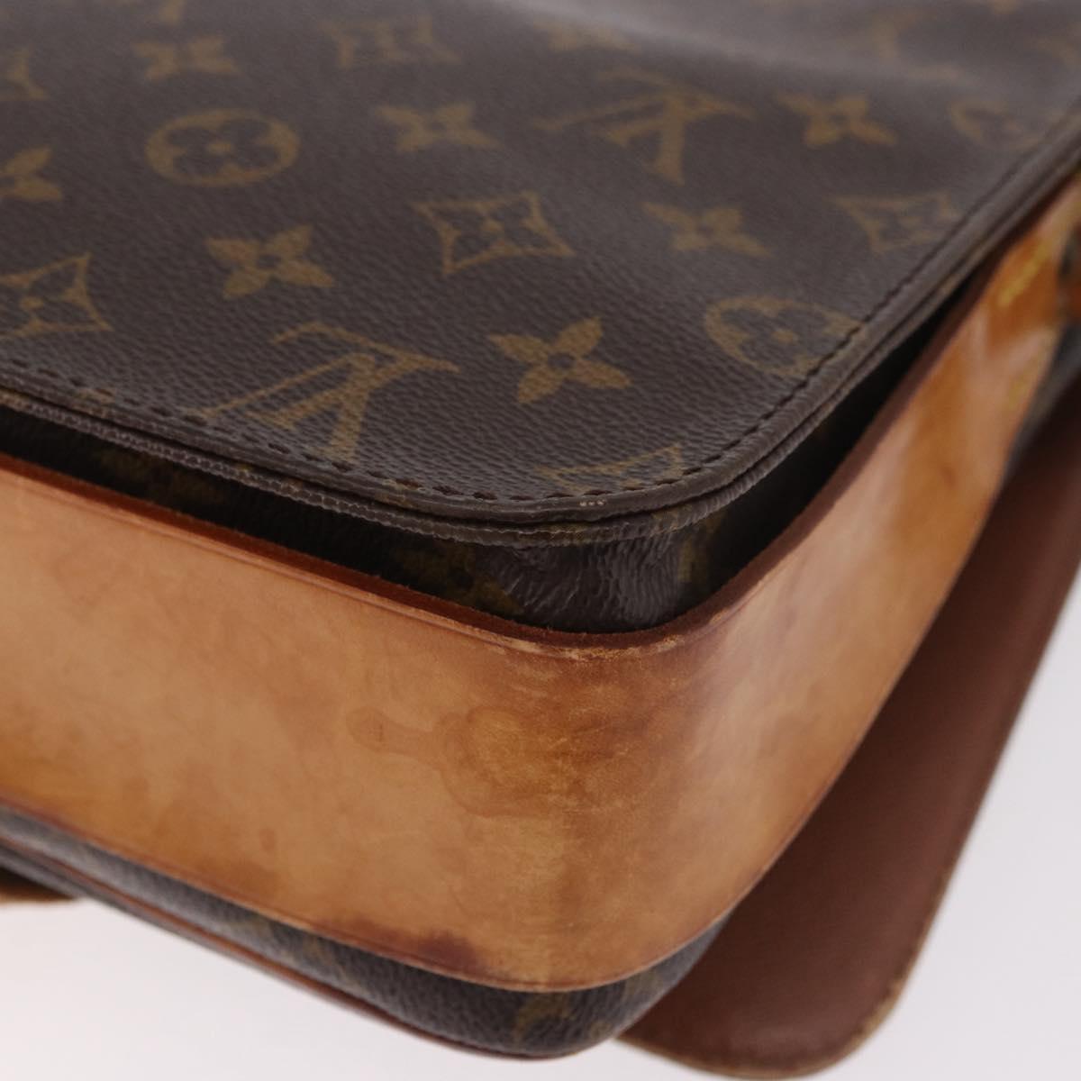 LOUIS VUITTON Monogram Cartouchiere GM Shoulder Bag M51252 LV Auth 186346