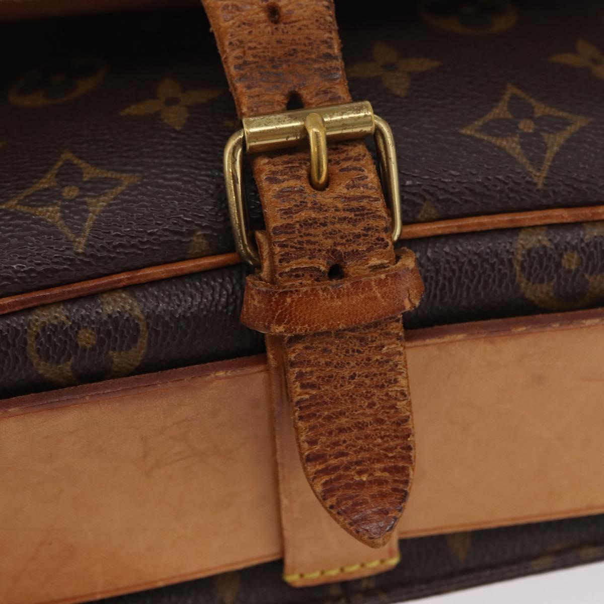 LOUIS VUITTON Monogram Cartouchiere GM Shoulder Bag M51252 LV Auth 186346