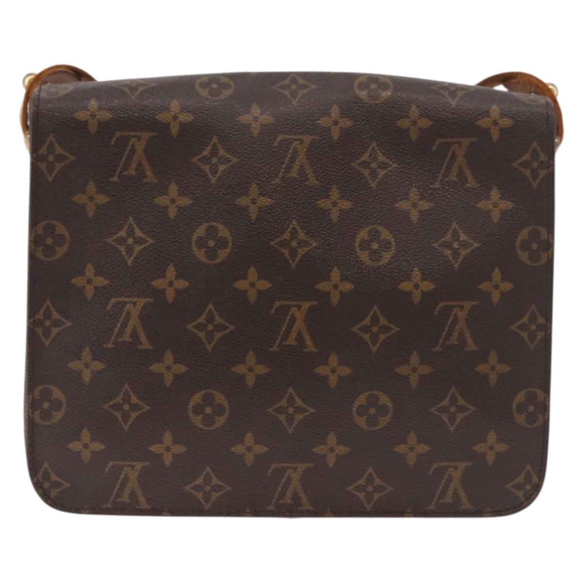LOUIS VUITTON Monogram Cartouchiere GM Shoulder Bag M51252 LV Auth 186346