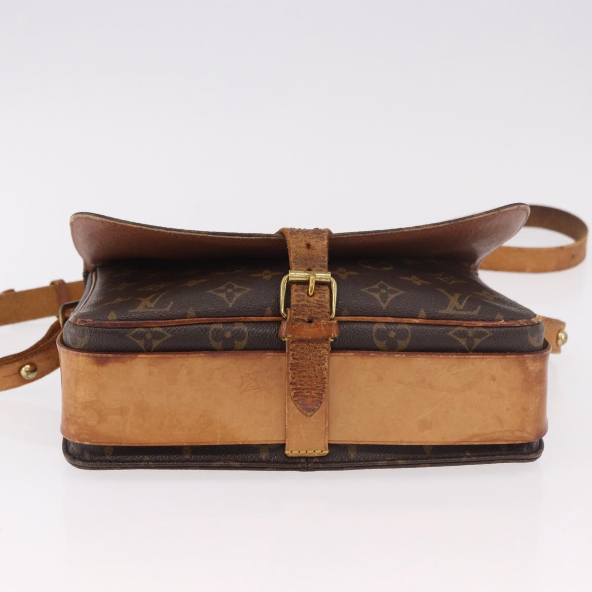 LOUIS VUITTON Monogram Cartouchiere GM Shoulder Bag M51252 LV Auth 186346