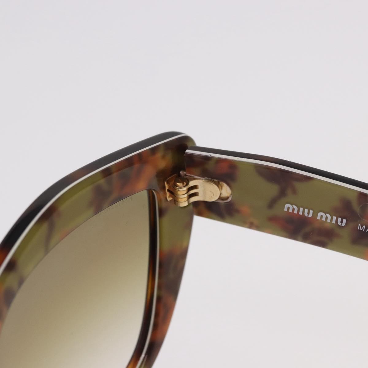 Miu Miu Sunglasses plastic Brown Auth 186352M