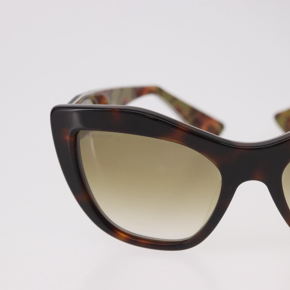 Miu Miu Sunglasses plastic Brown Auth 186352M