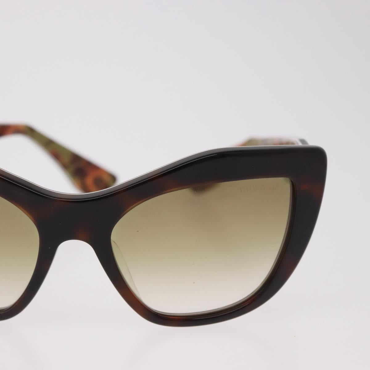 Miu Miu Sunglasses plastic Brown Auth 186352M