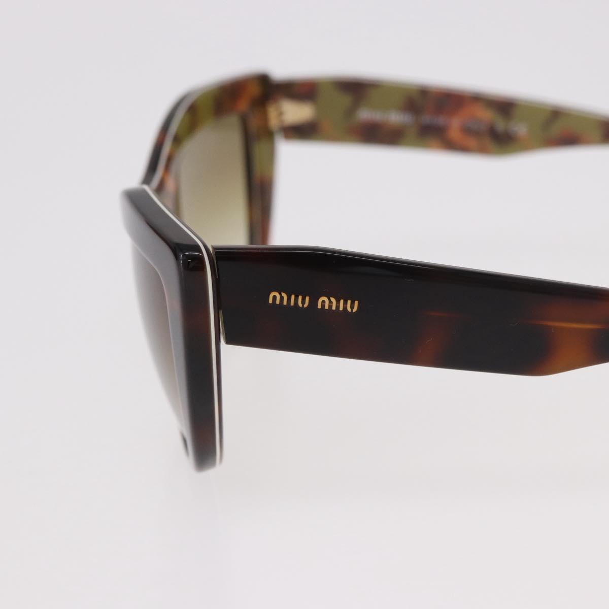 Miu Miu Sunglasses plastic Brown Auth 186352M