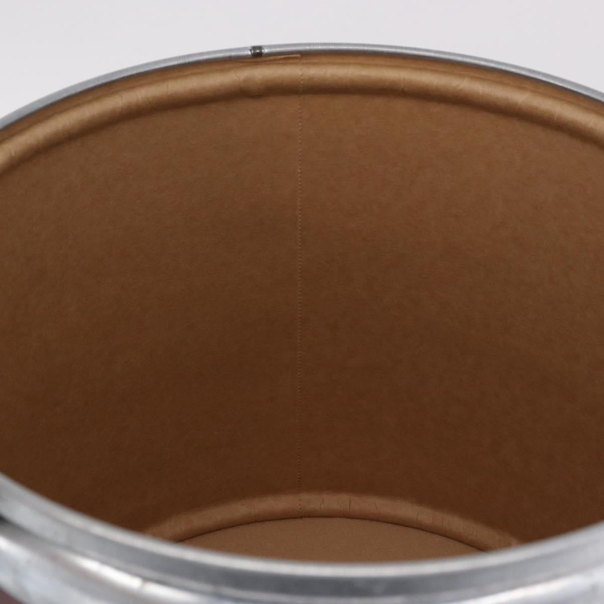 HERMES Saddle Box metal Brown Auth 186368