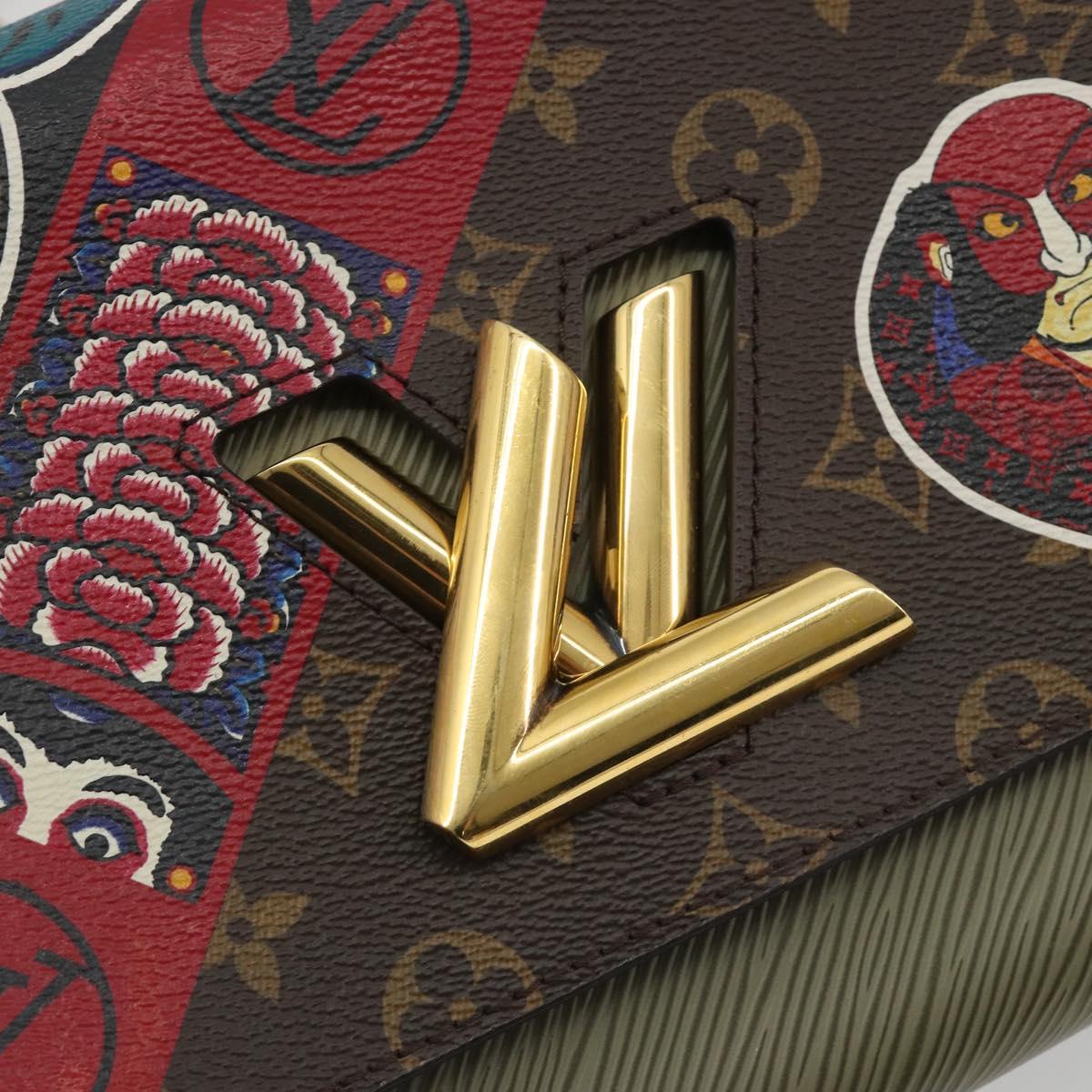 LOUIS VUITTON Monogram Kabuki Twist MM Shoulder Bag M67270 LV Auth 186369SAM