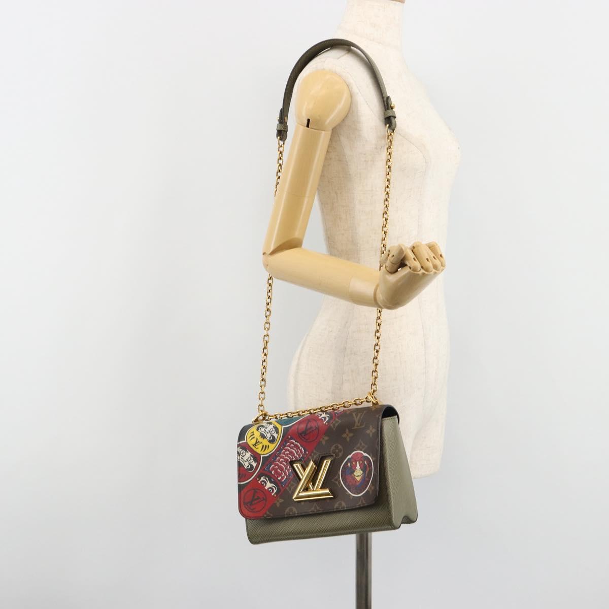 LOUIS VUITTON Monogram Kabuki Twist MM Shoulder Bag M67270 LV Auth 186369SAM