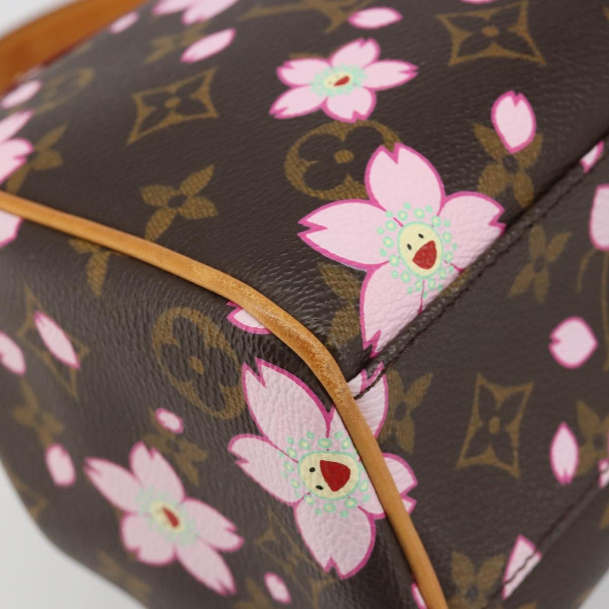 LOUIS VUITTON Monogram Cherry Blossom Sac Retro PM Bag M92012 LV Auth 186371SAV