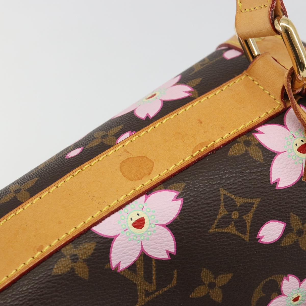 LOUIS VUITTON Monogram Cherry Blossom Sac Retro PM Bag M92012 LV Auth 186371SAV