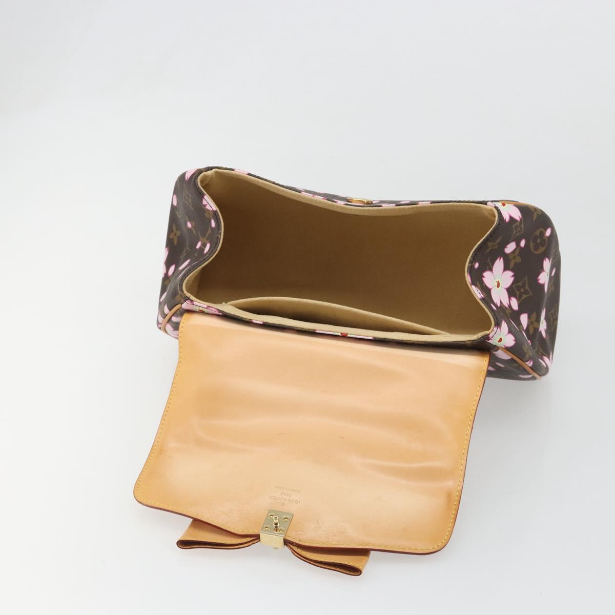 LOUIS VUITTON Monogram Cherry Blossom Sac Retro PM Bag M92012 LV Auth 186371SAV