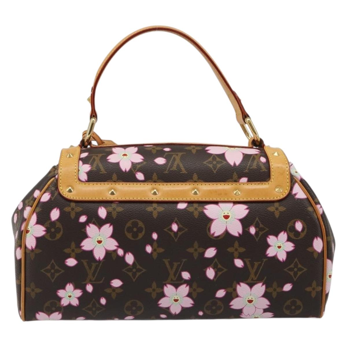 LOUIS VUITTON Monogram Cherry Blossom Sac Retro PM Bag M92012 LV Auth 186371SAV