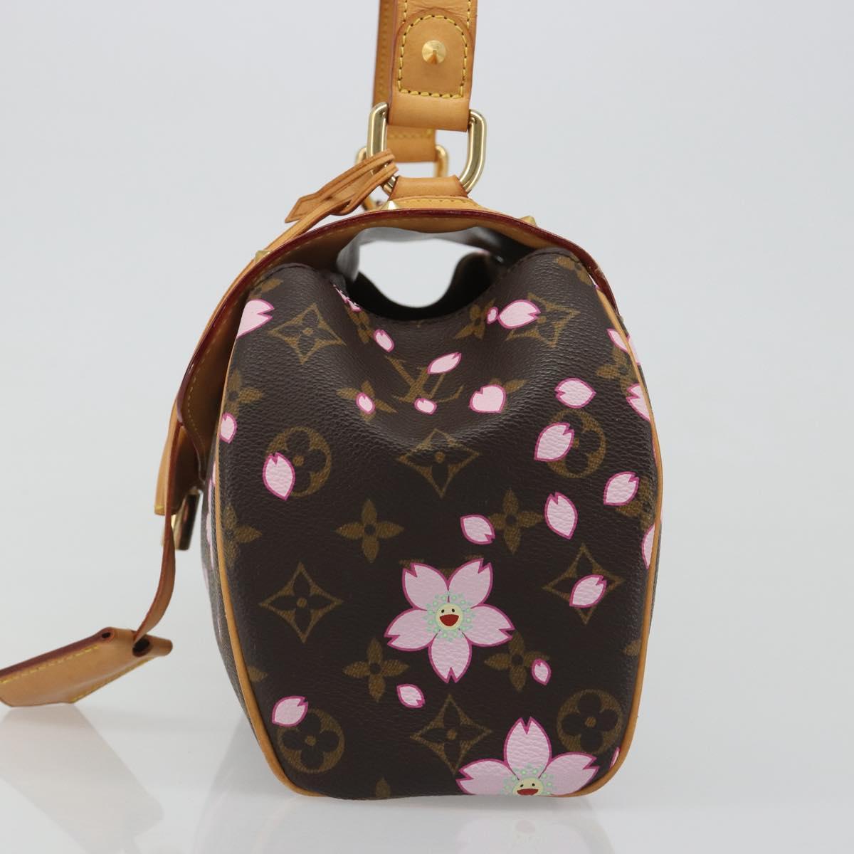 LOUIS VUITTON Monogram Cherry Blossom Sac Retro PM Bag M92012 LV Auth 186371SAV
