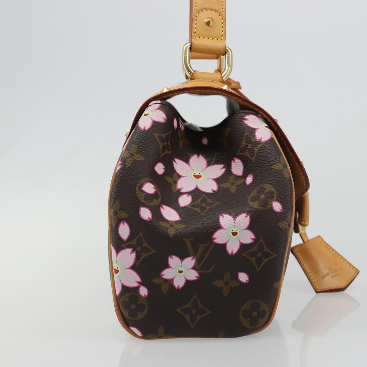 LOUIS VUITTON Monogram Cherry Blossom Sac Retro PM Bag M92012 LV Auth 186371SAV