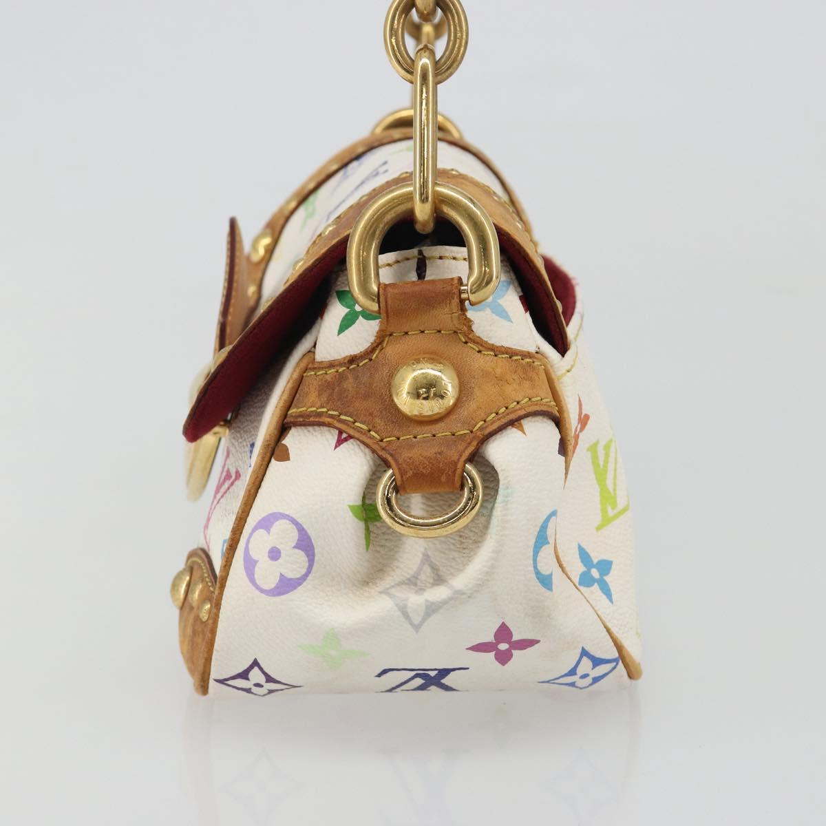 LOUIS VUITTON Monogram Multicolor Marilyn Shoulder Bag White M40206 Auth 186372