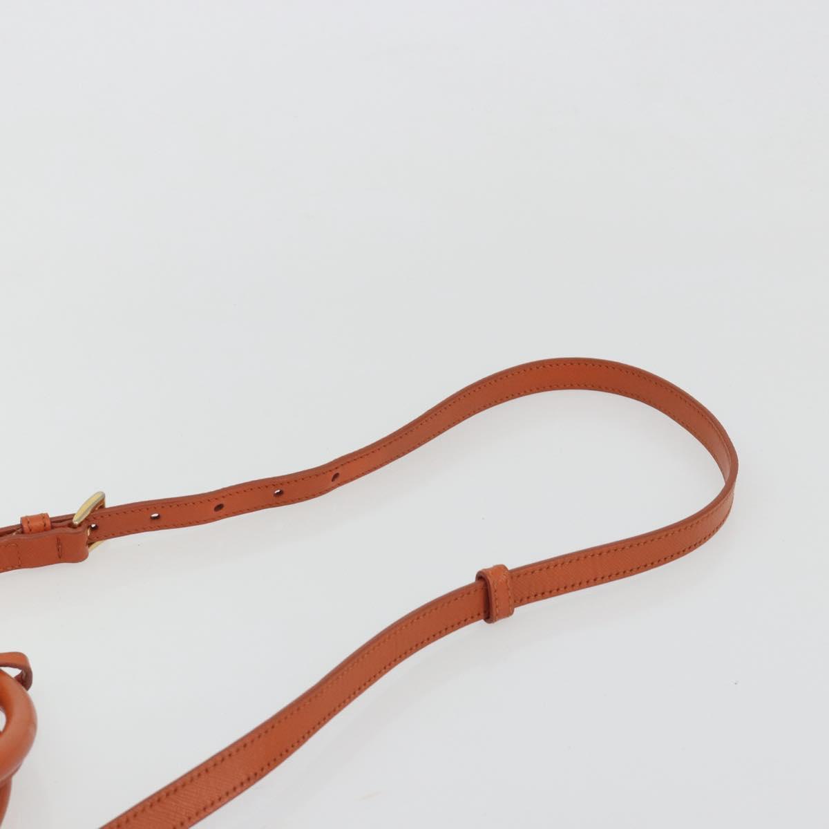 PRADA Galleria Hand Bag Safiano leather 2way Orange Auth 186384V