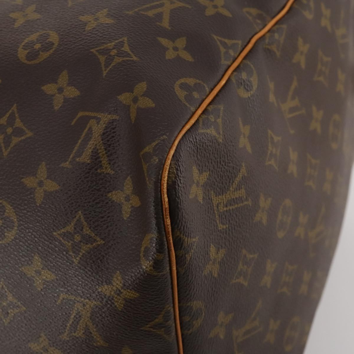 LOUIS VUITTON Monogram Keepall 55 Boston Bag M41424 LV Auth 186387A