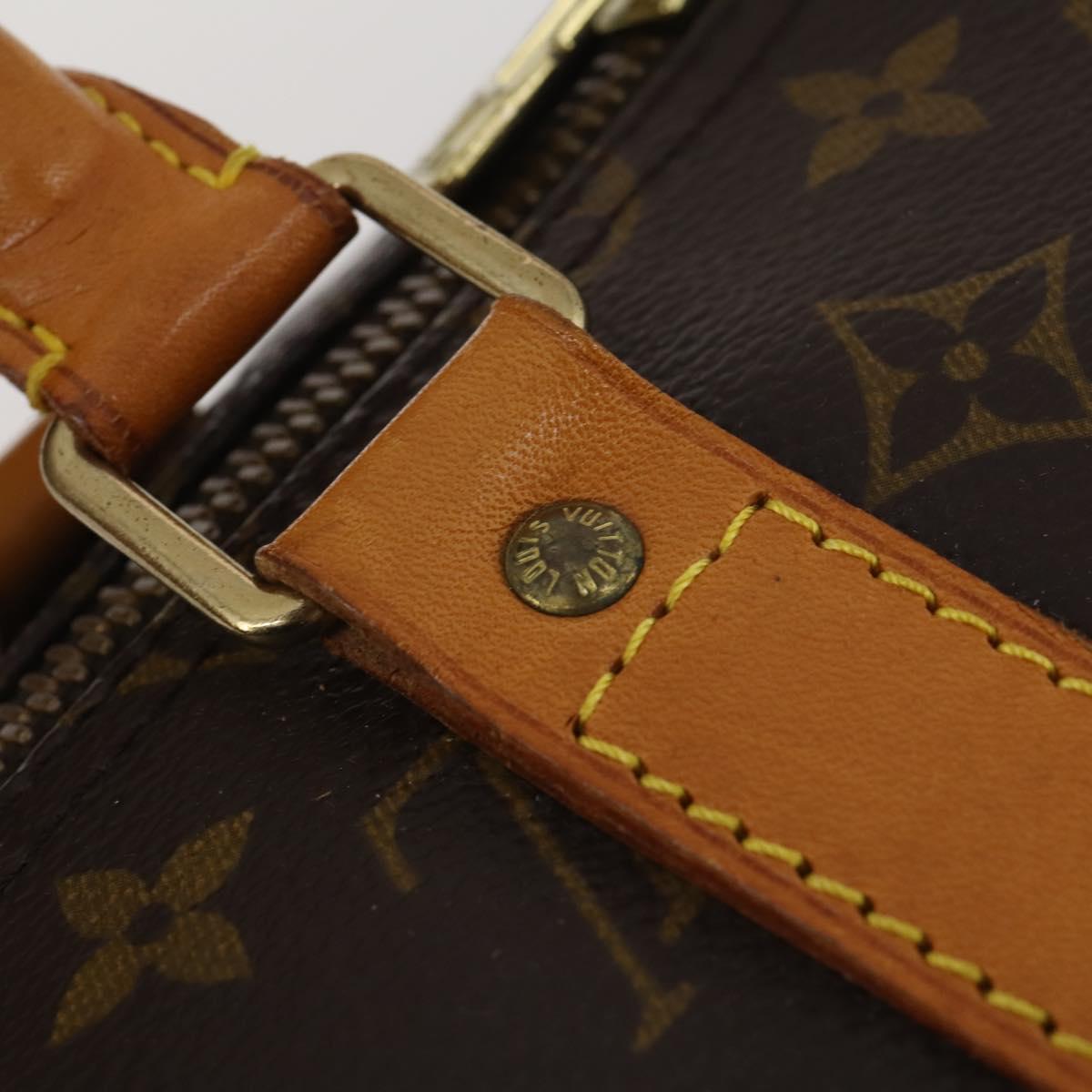 LOUIS VUITTON Monogram Keepall 55 Boston Bag M41424 LV Auth 186387A